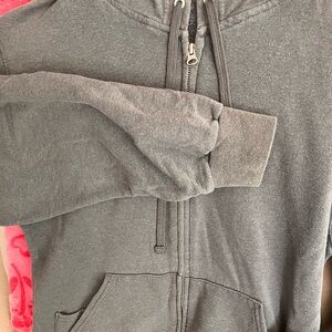 Gray Zip-Up Hoodie